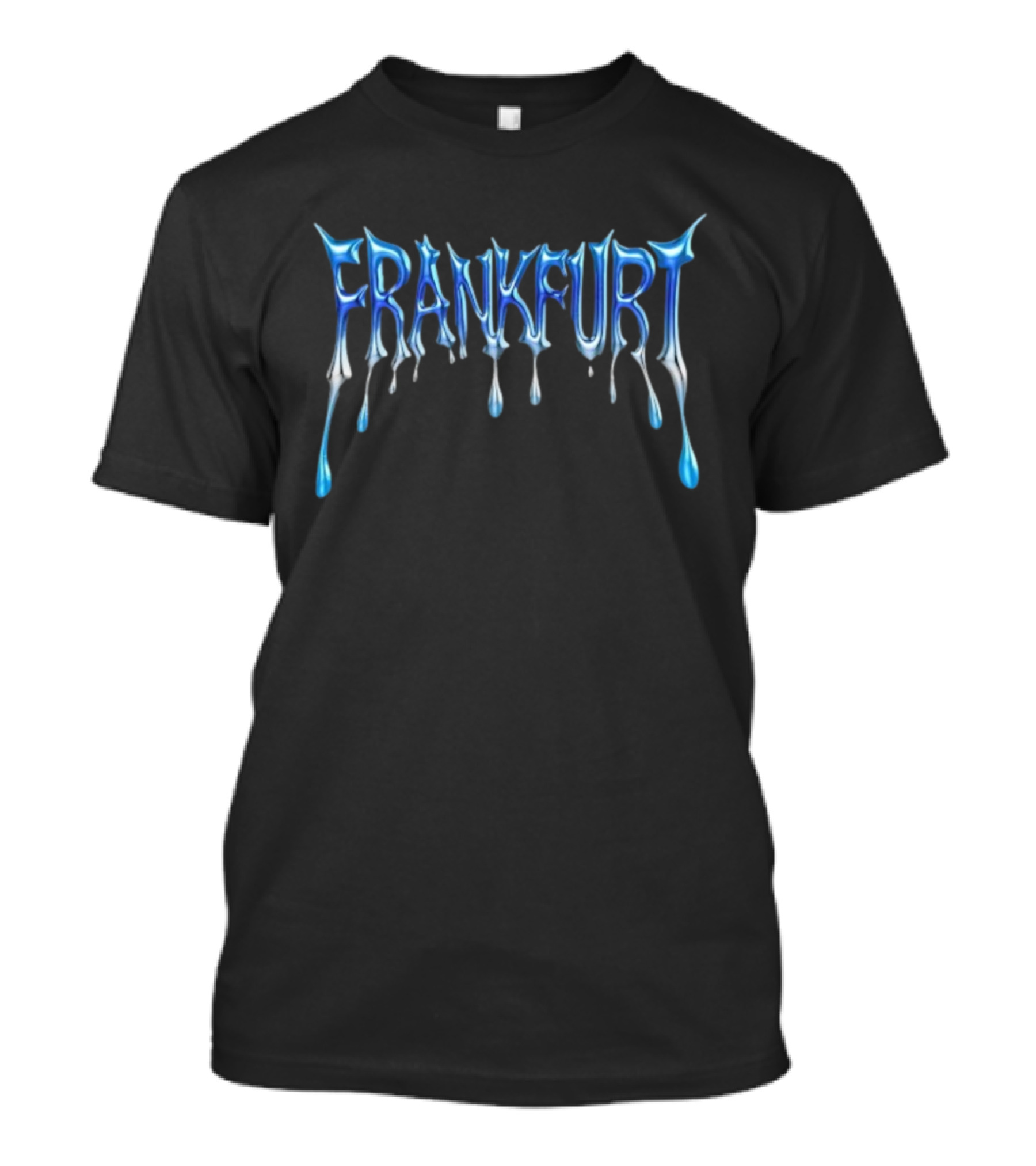 Vega Frankfurt Dripping Text Style T-Shirt