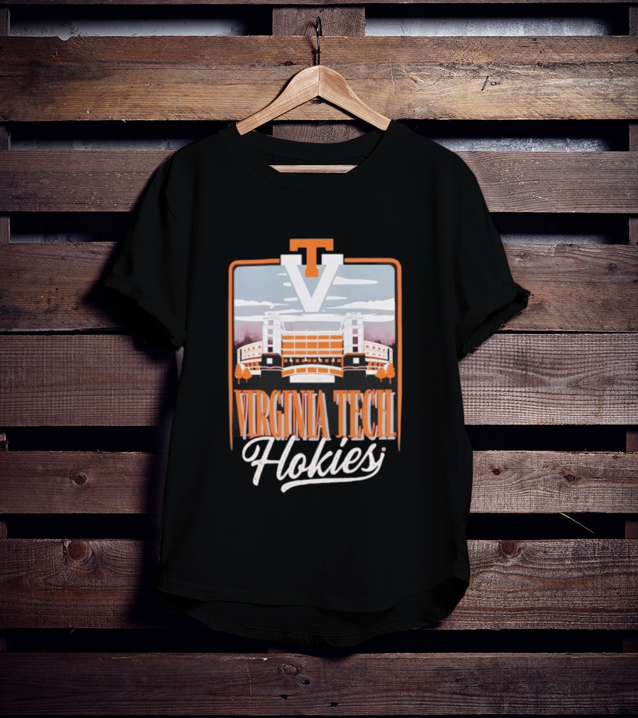 Virginia Tech Hokies Lane Stadium VT Travis Field Tailgate Football Atmosphere T-Shirt