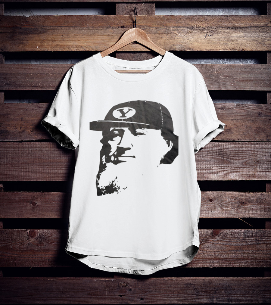 Flat Brim Brigham Young University Y Cougars Hat T-Shirt