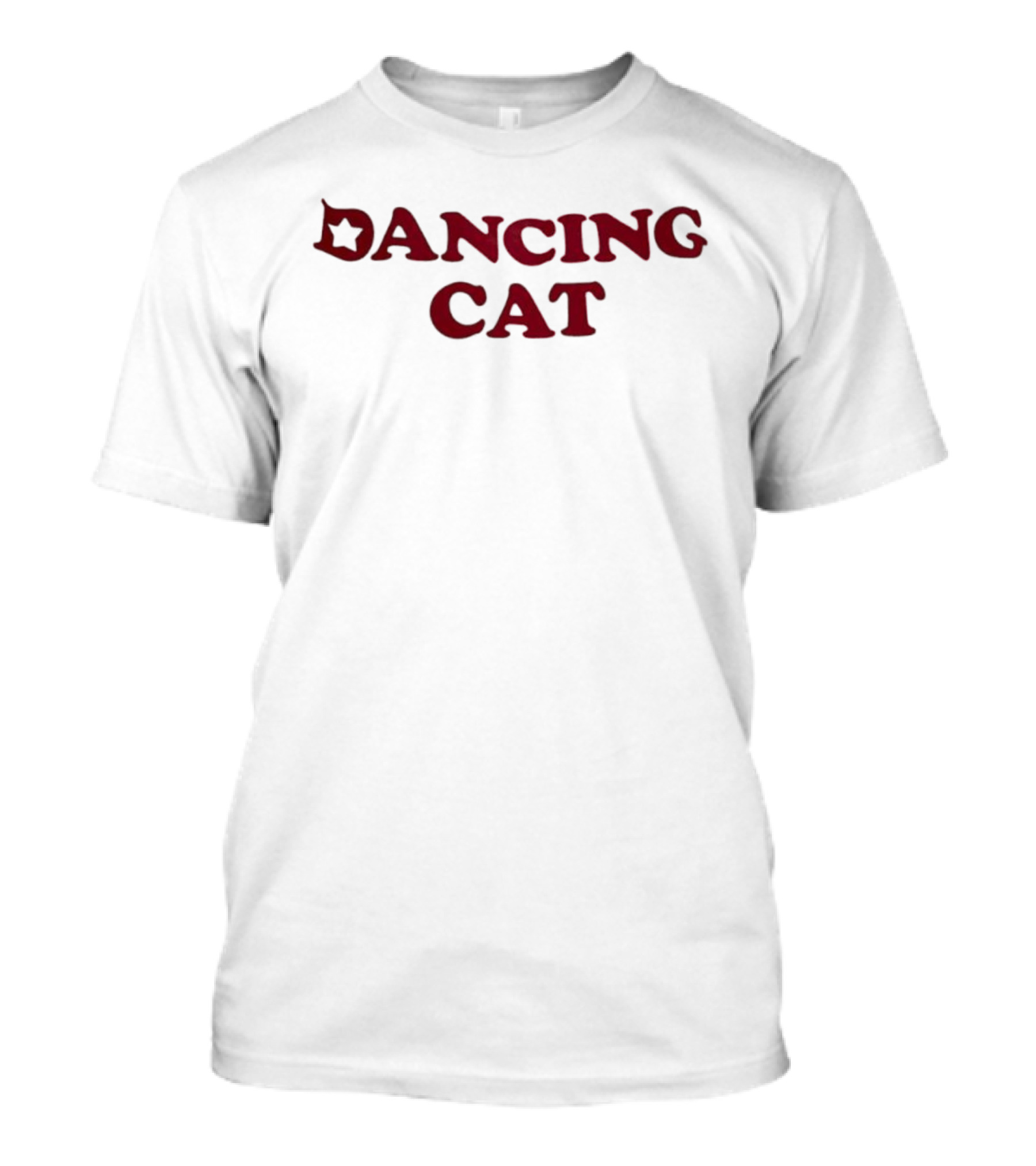 Dancing Cat Star Theme T-Shirt