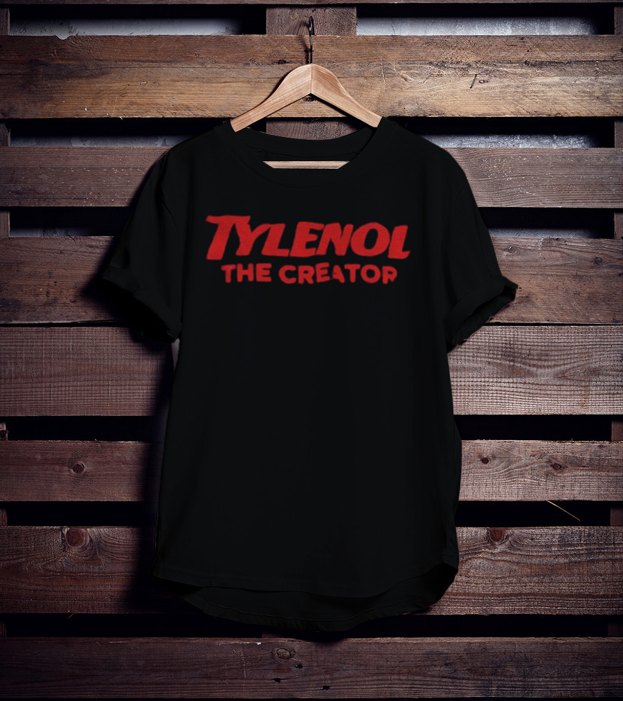 Tylenol The Creator Red Text Apparel T-Shirt
