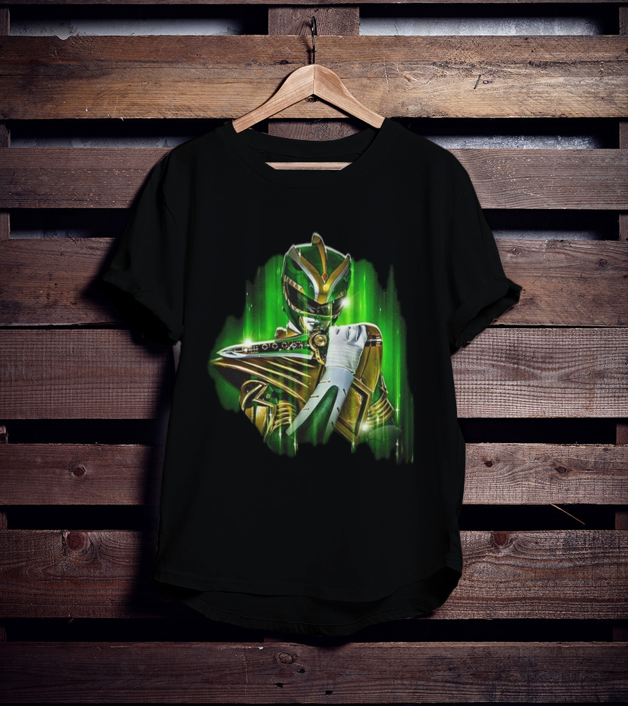 Mighty Morphin Green Power Ranger With Dragon Dagger T-Shirt