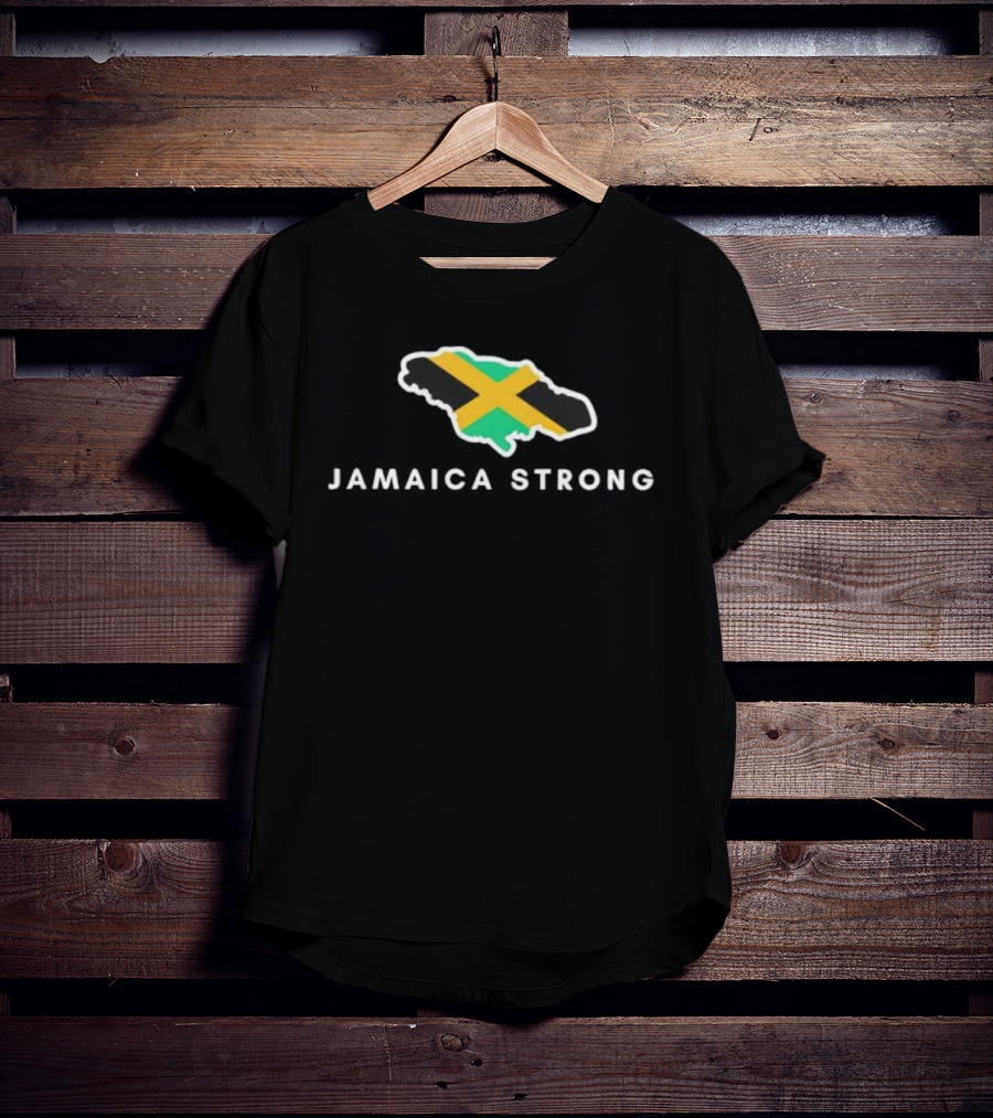 Jamaica Strong Island Flag Resilience T-Shirt
