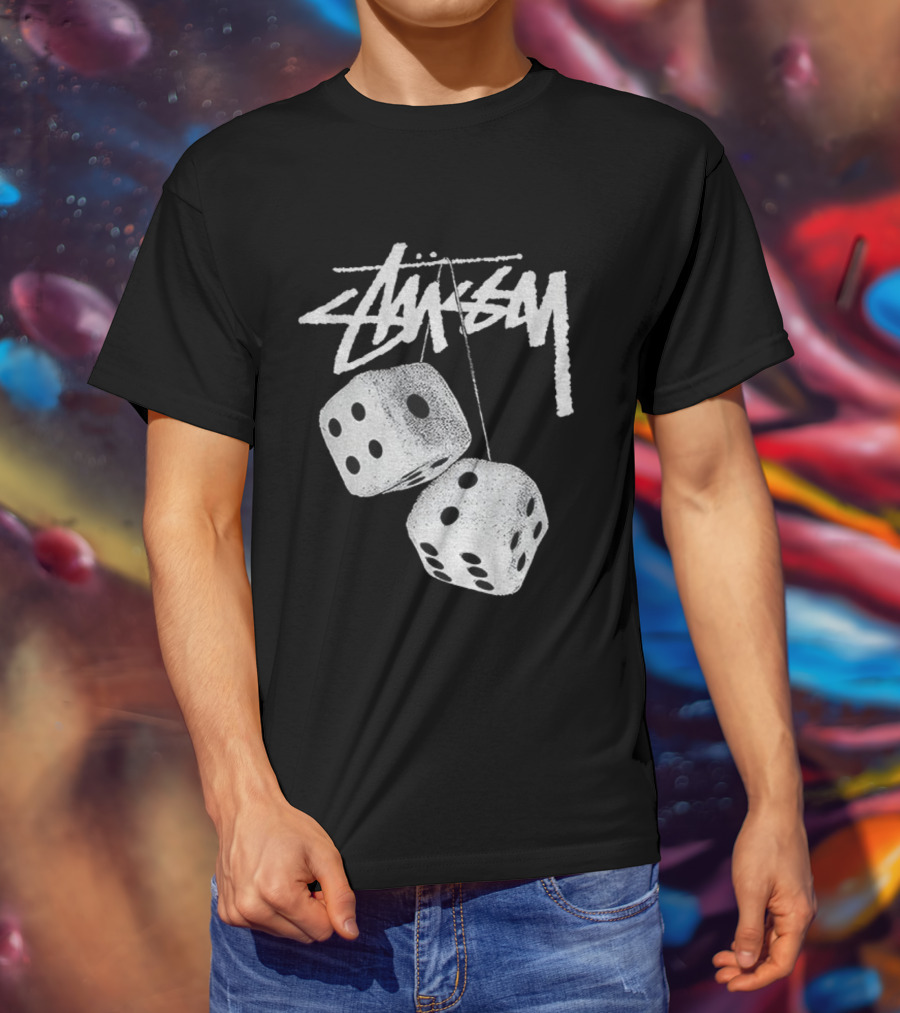 Stussy Hanging Dice Vintage Style T-Shirt
