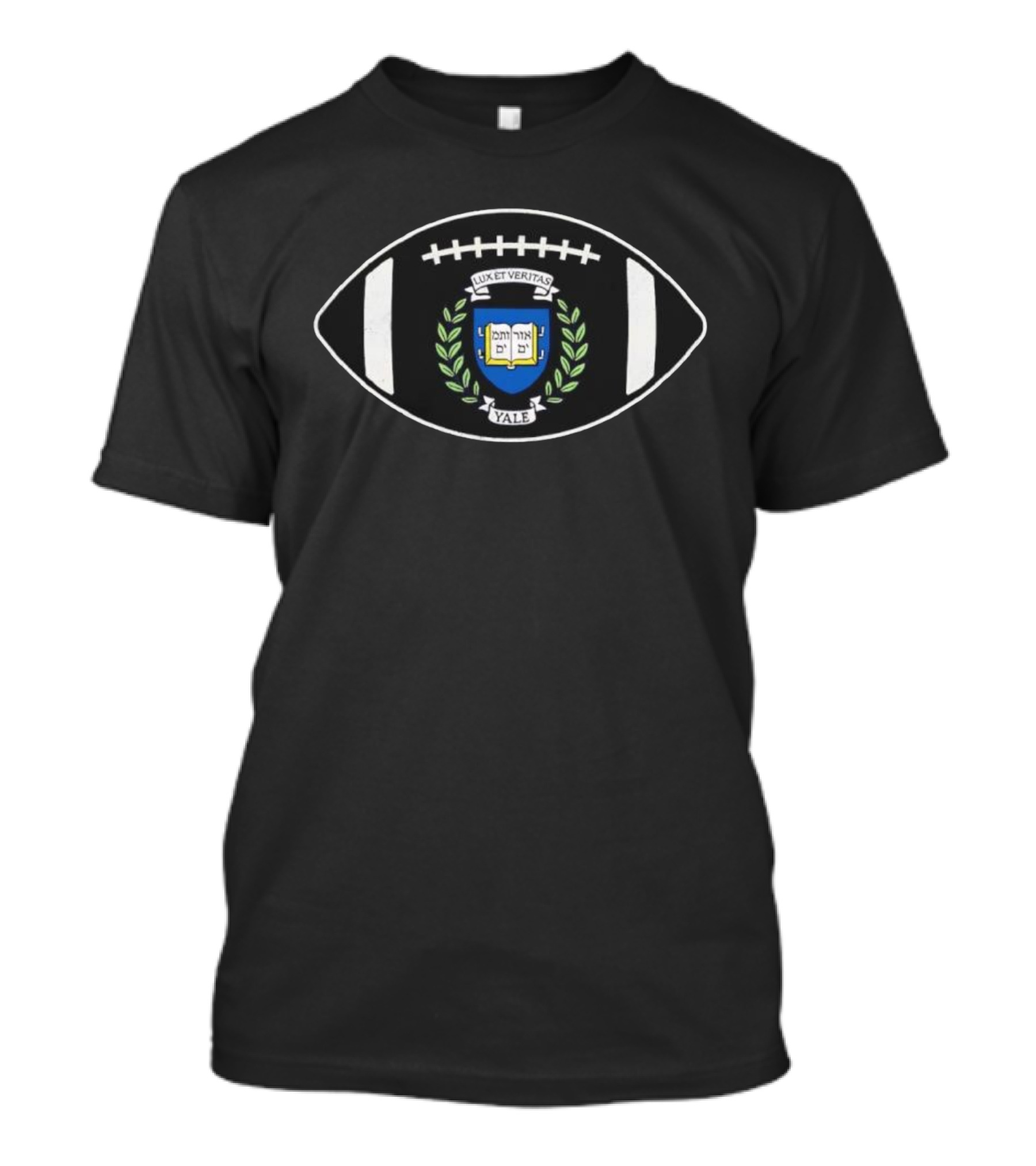 Yale University Lux Et Veritas Football Shield Emblem T-Shirt