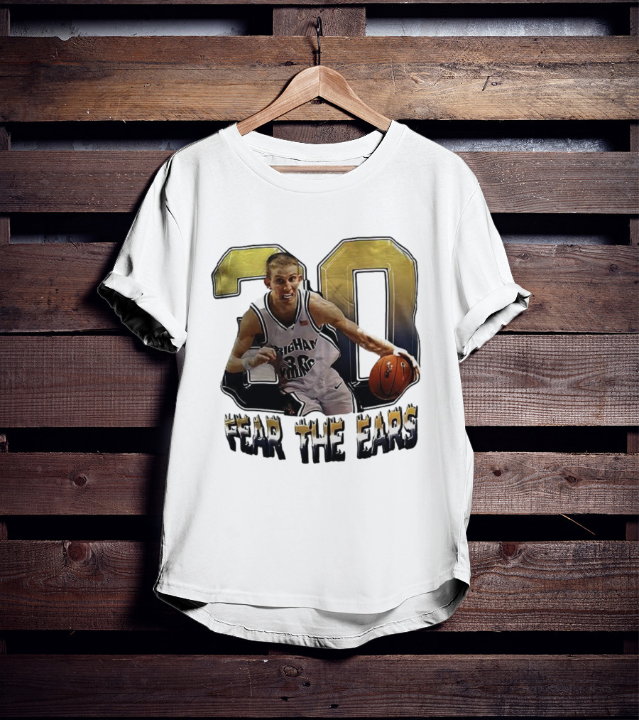 Brigham Young Basketball Fear The Ears 30 T-Shirt