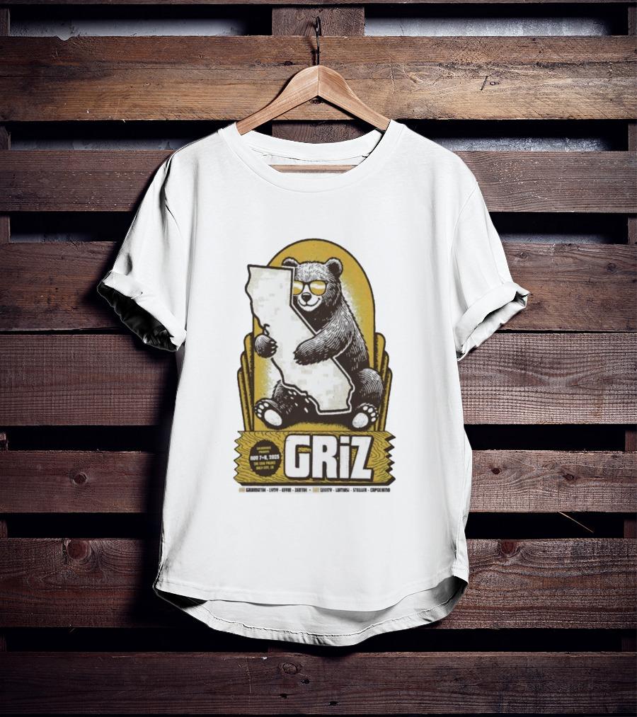 GRiZ November 7-8 2025 The Fox Theater Oakland California Bear T-Shirt