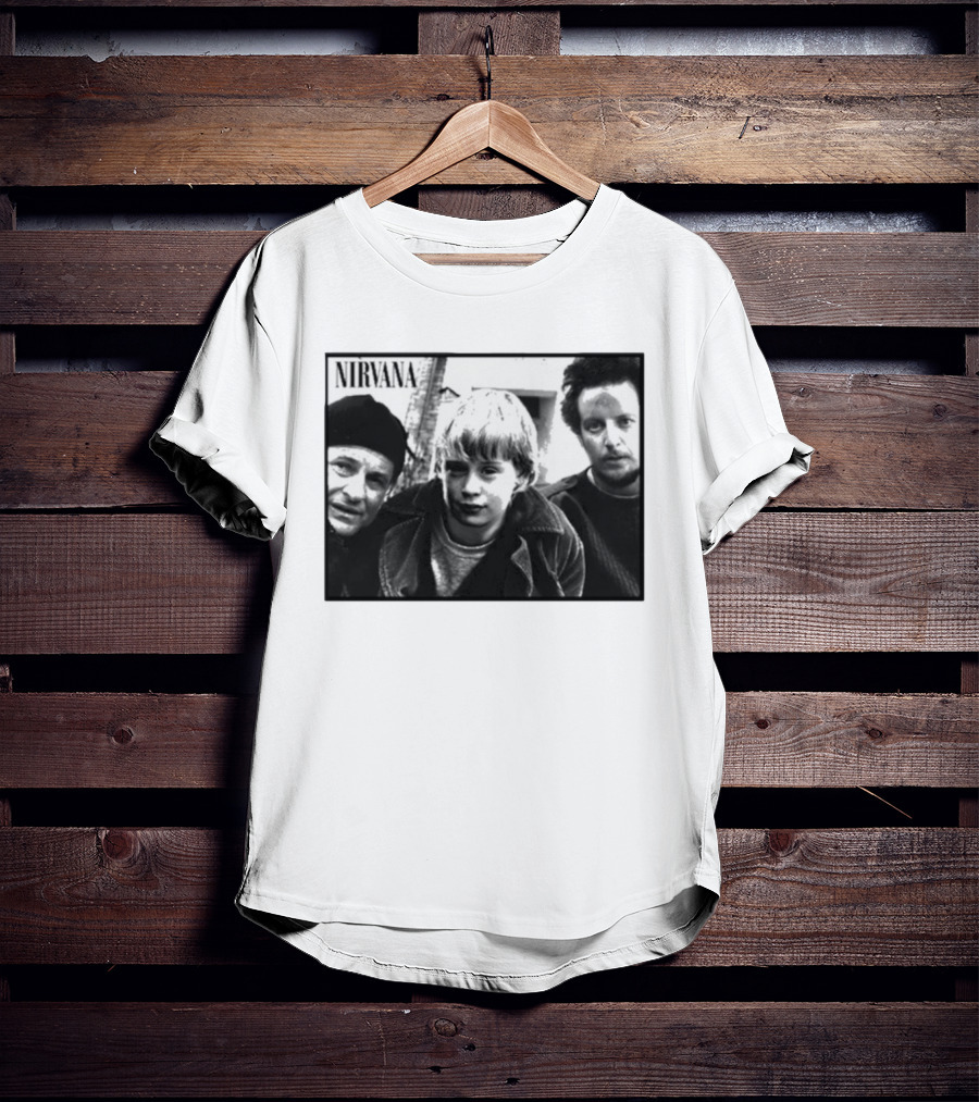 Nirvana Meets Home Alone Mashup Holiday Edition T-Shirt