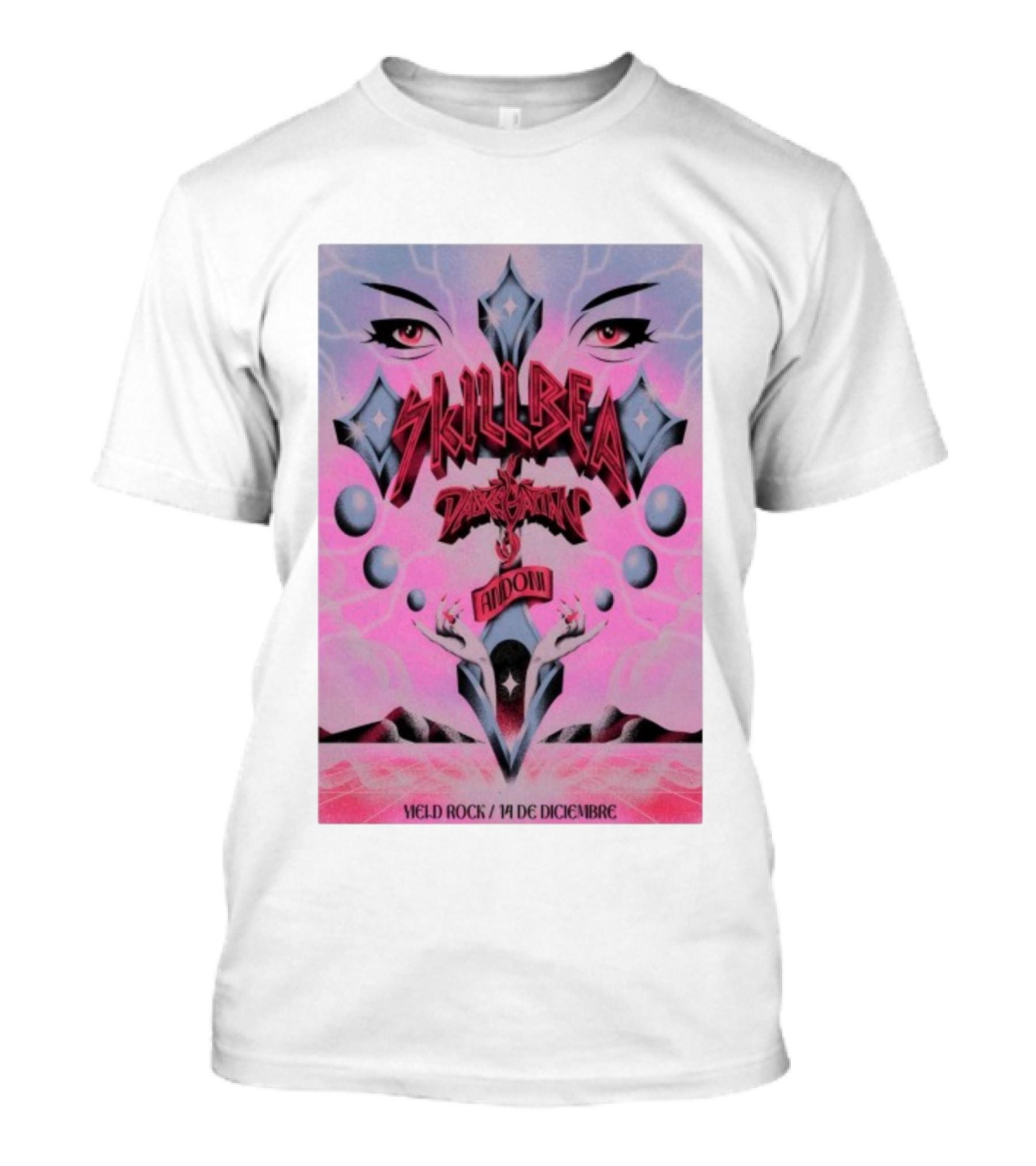 Skillbea Dark Satanic Andow Yield Rock 14 De Diciembre T-Shirt