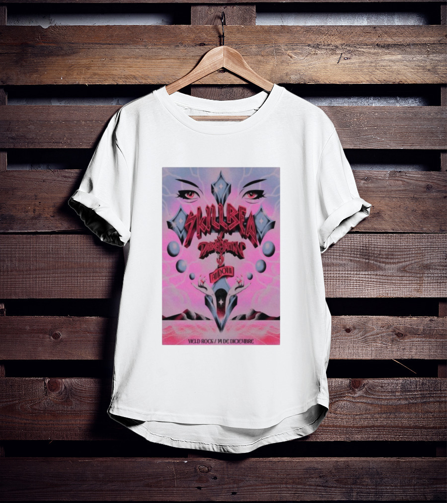 Skillbea Dark Satanic Andow Yield Rock 14 De Diciembre T-Shirt