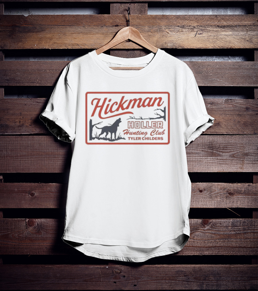 Hickman Holler Hunting Club Tyler Childers Wolf Trees T-Shirt