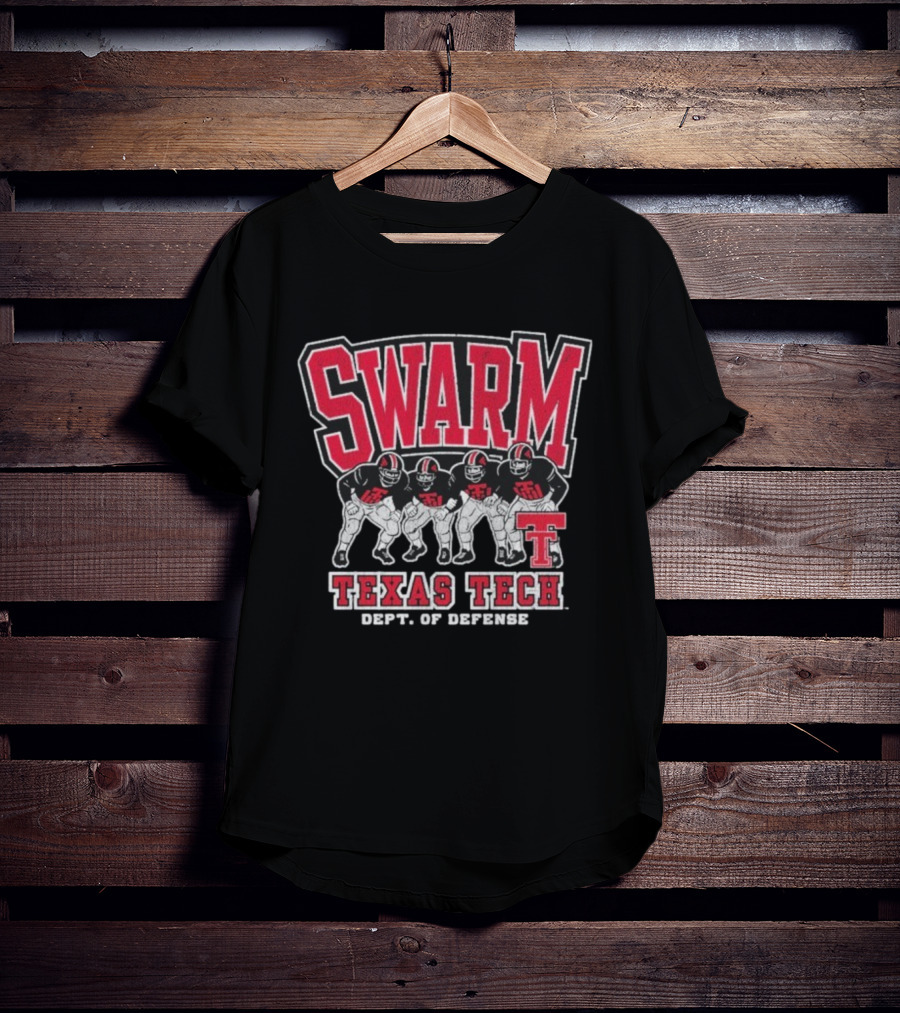 Texas Tech Swarm Dept Of Defense Red Raiders T-Shirt