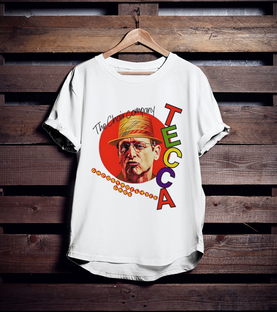 Tim Robinson The Chair Company Uncontrollable Urge Tecca Hat Portrait T-Shirt