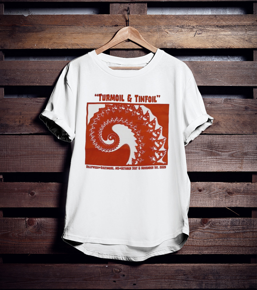 Turmoil And Tinfoil Intricate Spiral Pattern Billyween Baltimore T-Shirt