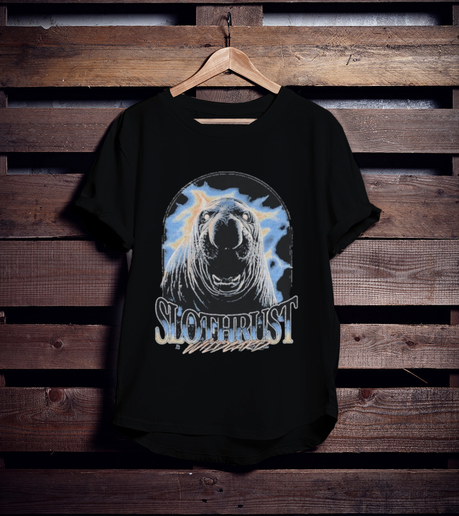 Slothrust Wildcard Walrus Thunderbolt Art T-Shirt