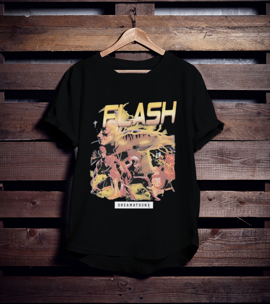 Flash Dreamathon Comic Heroes Lightning Collaboration T-Shirt