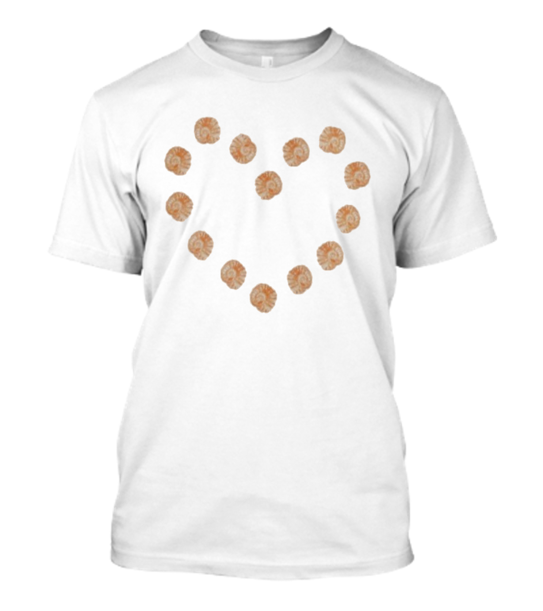 Sebastian Croft Queer Was Always Here Fossils Heart Pattern T-Shirt