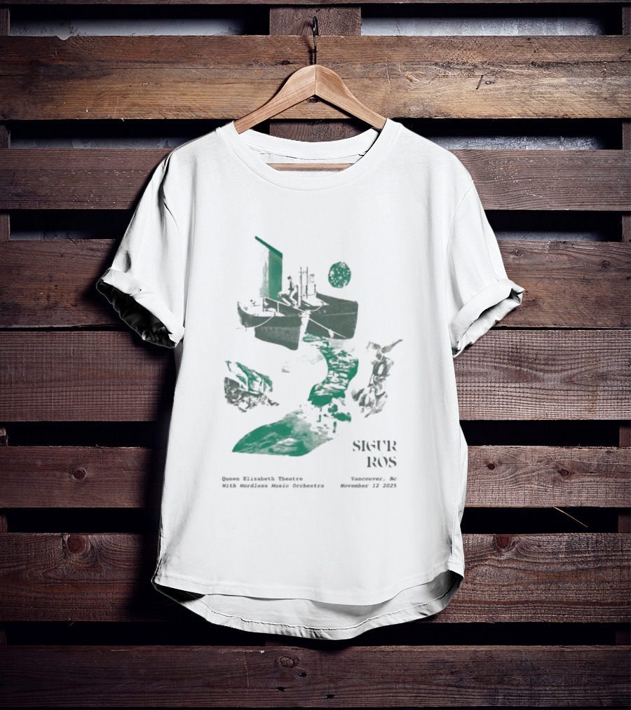 Sigur Ros 11 12 2025 Vancouver BC Queen Elizabeth Theatre Event T-Shirt