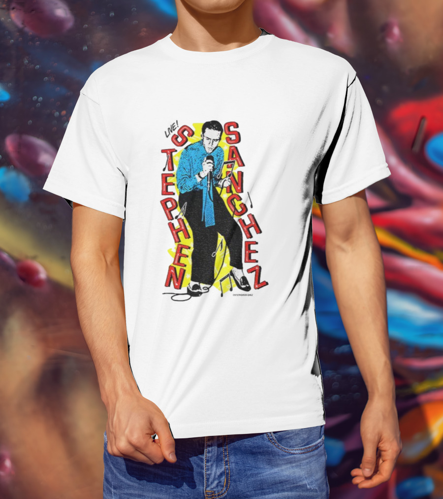 Stephen Sanchez Retro Music Performance Stephen Sanchez The Connie Co Show T-Shirt