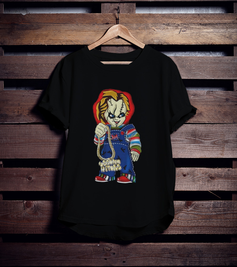 Chucky Child’s Play Second Nature Halloween Horror Figurine Chain T-Shirt