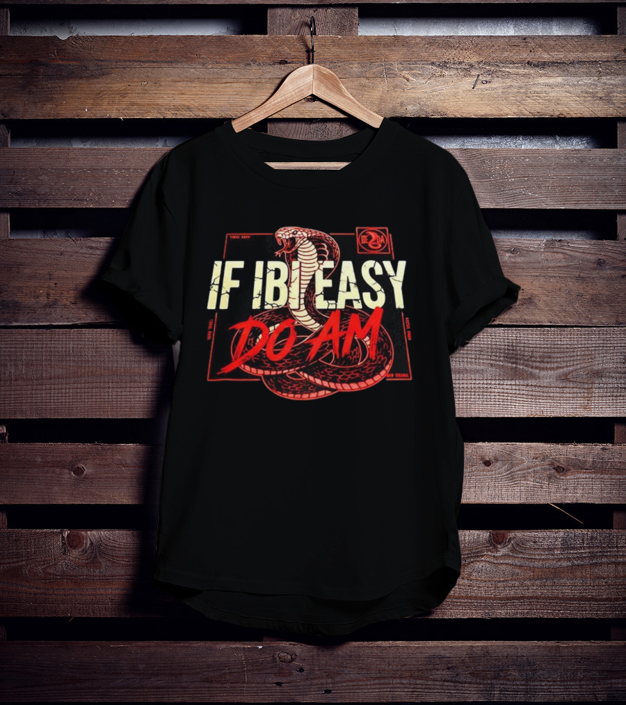 If IbI Easy Do Am Snake Illustration T-Shirt