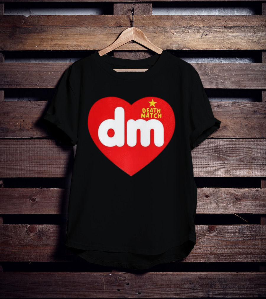 DM DeathMatch Heart Beanbag Bear T-Shirt