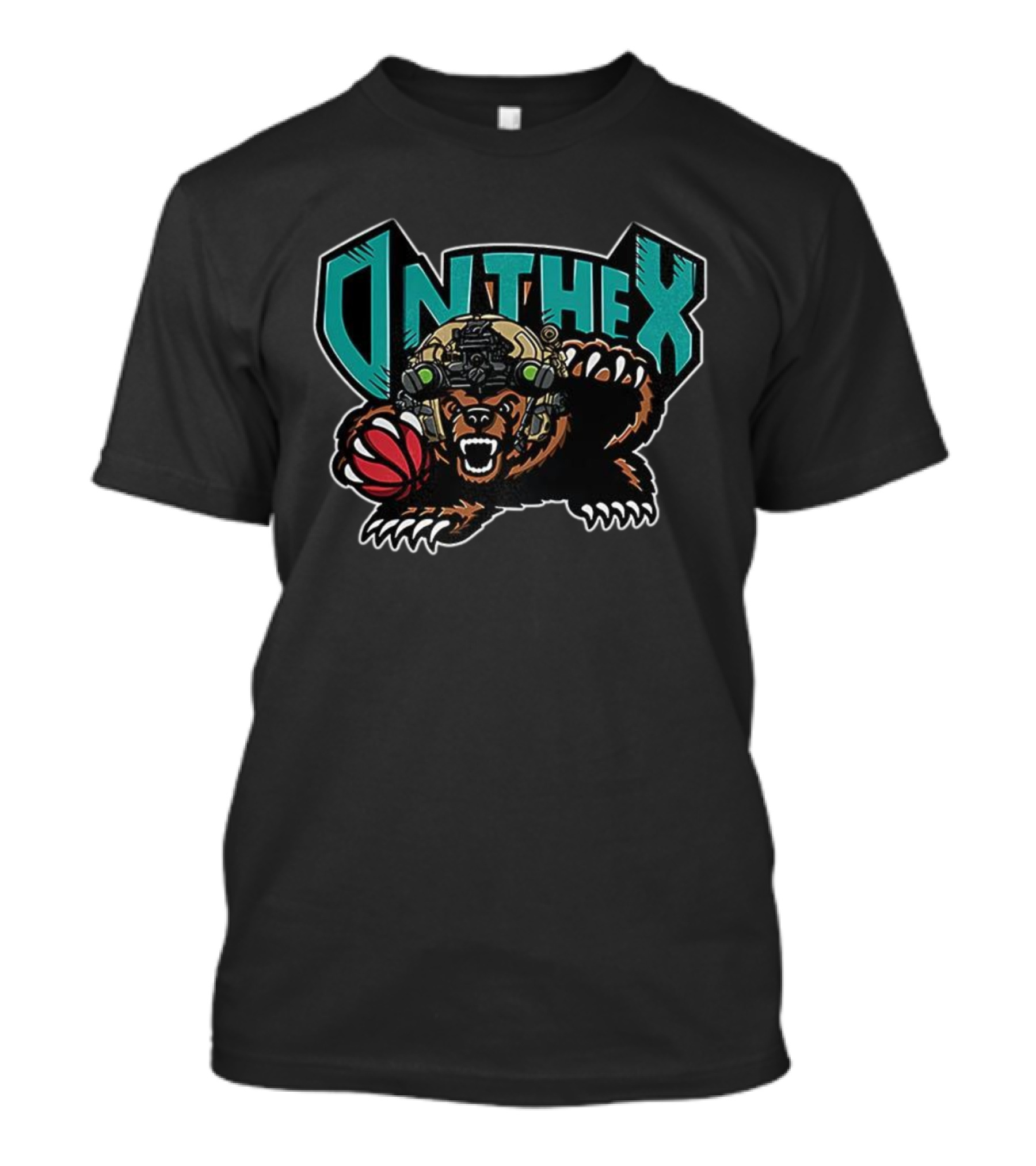 ON THE X Memphis Grizzlies Soldier Mascot T-Shirt