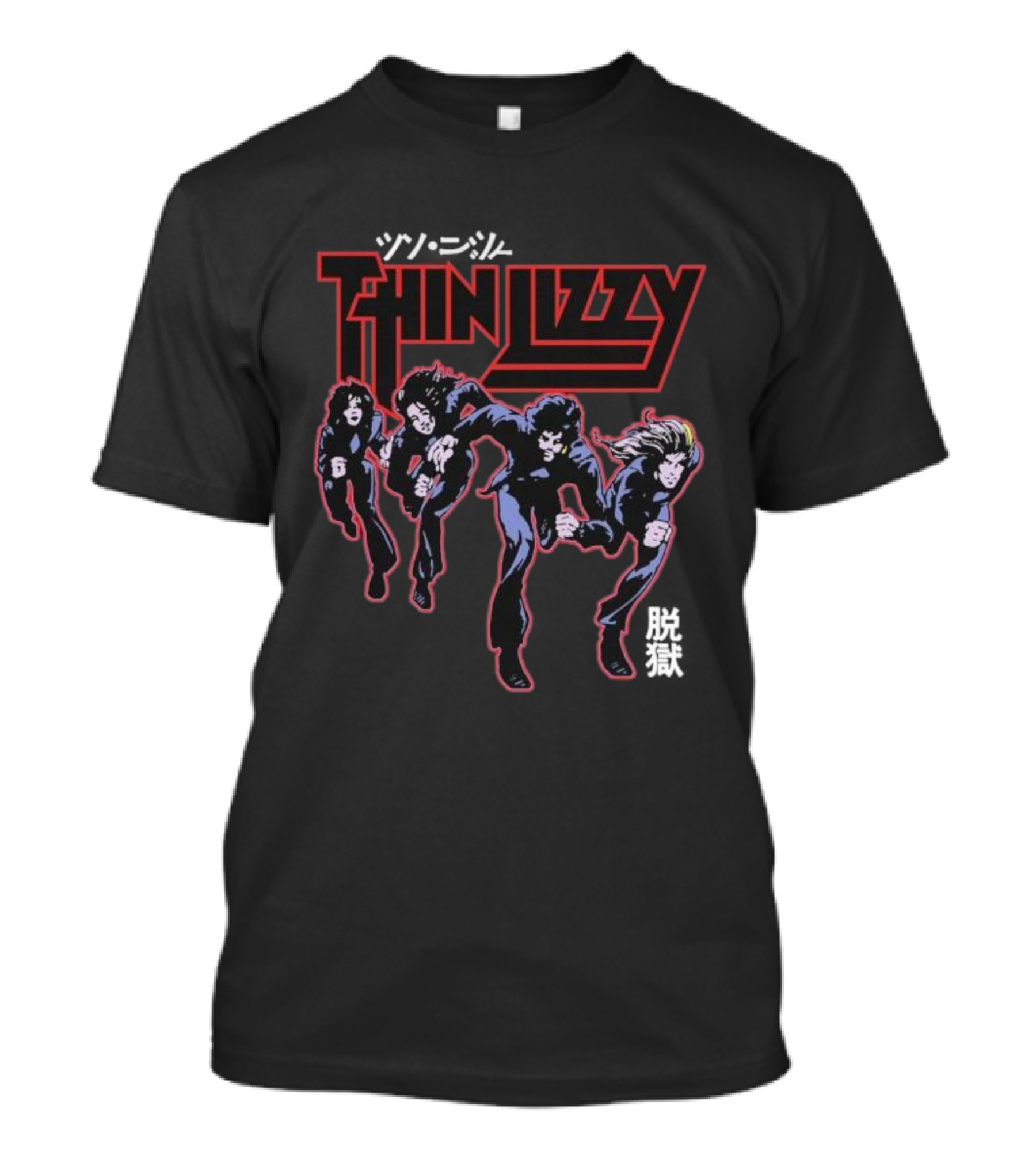 Thin Lizzy Jailbreak Explosion Band Album Art T-Shirt