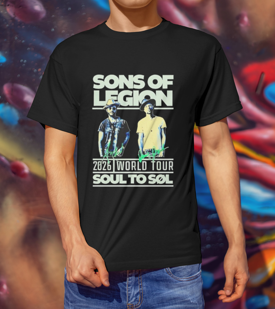 Sons Of Legion 2026 World Tour Soul To SoL Adam McInnis And Daddy Jack T-Shirt