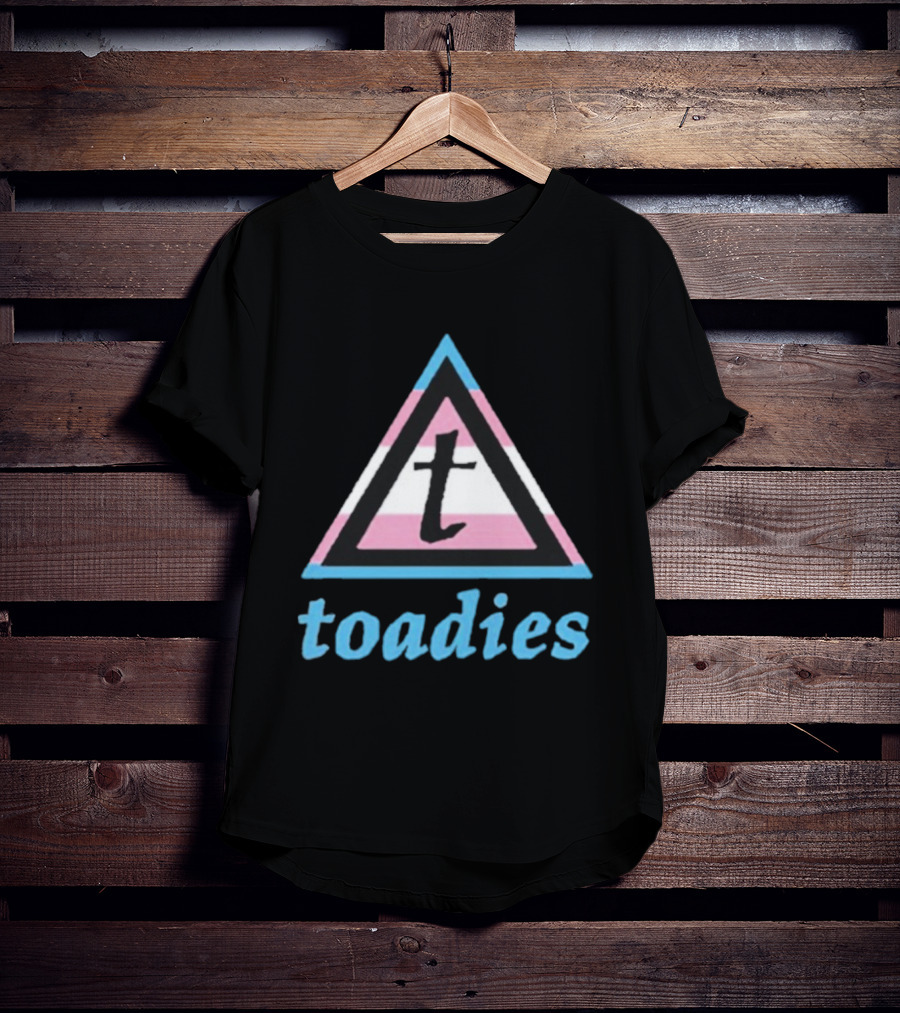 Toadies Trans Flag Triangle Pattern T-Shirt