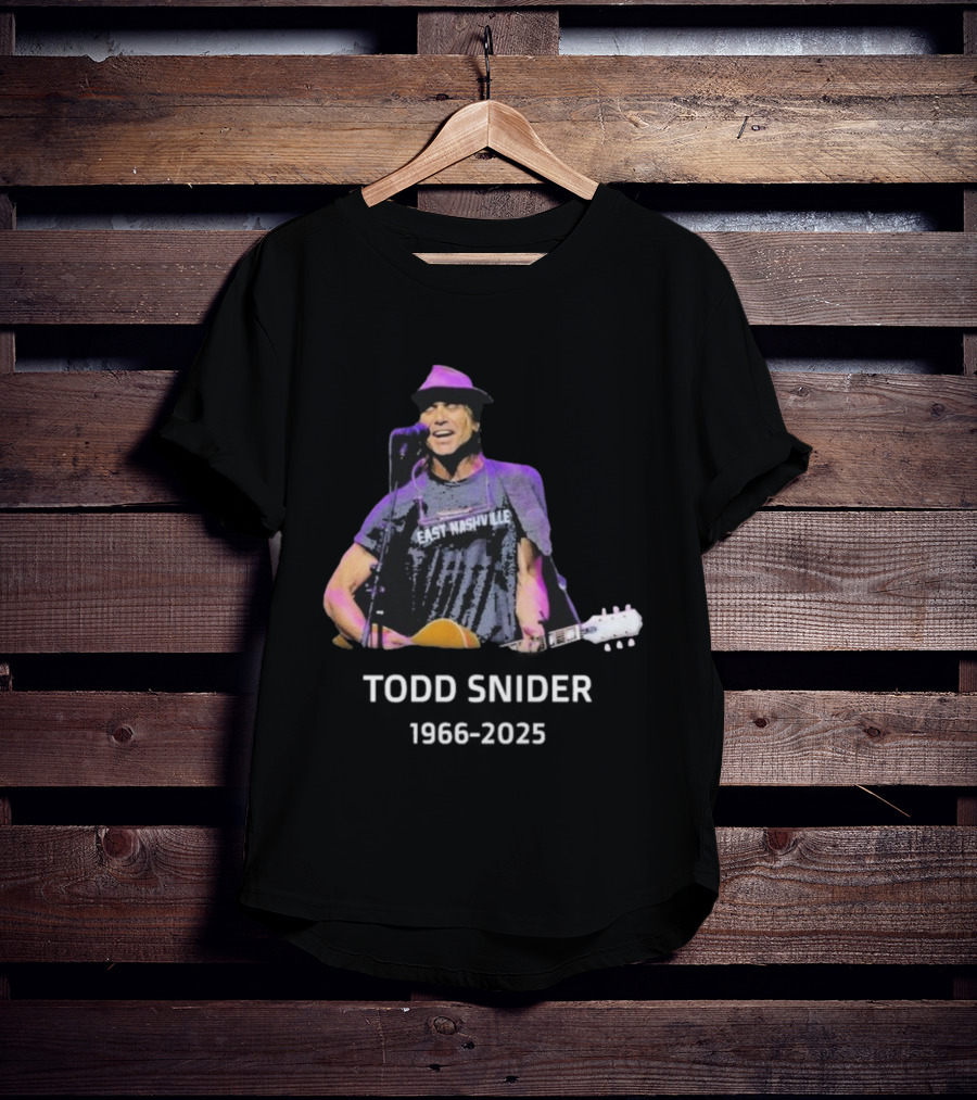 Todd Snider East Nashville Legend Rest In Peace 1966 2025 T-Shirt