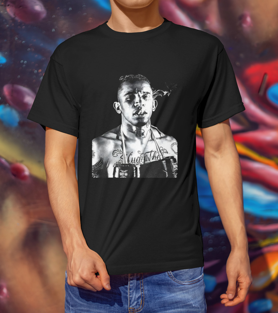 Carlos Prates The Nightmare MMA Muay Thai Tattoo Ink Portrait T-Shirt