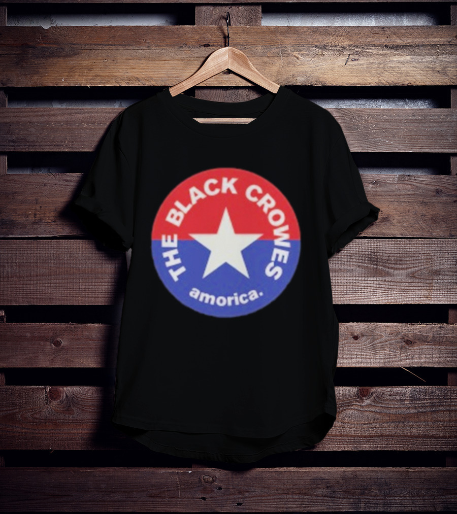 The Black Crowes Amorica Star Circle Emblem T-Shirt