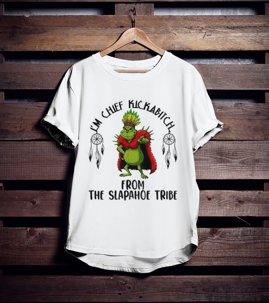 Grinch Native King Chief Kickabitch From The Slapahoe Tribe Vintage T-Shirt
