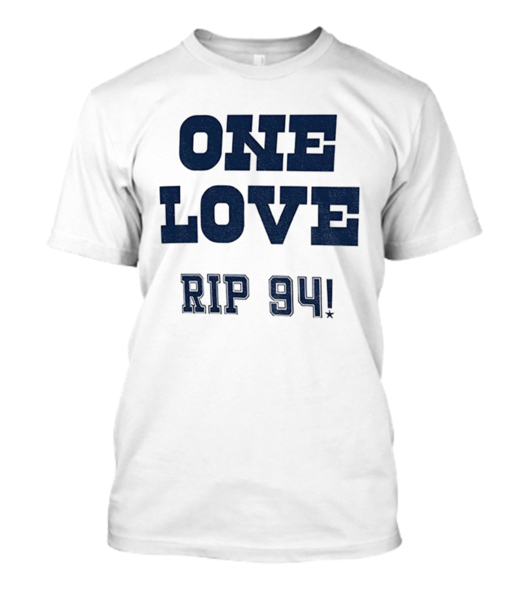 One Love RIP 94 Marshawn Kneeland Dallas Cowboys NFL Football 2025 T-Shirt