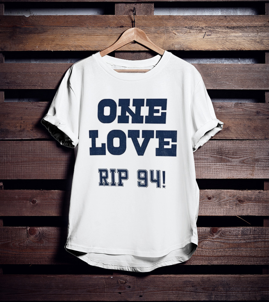 One Love RIP 94 Marshawn Kneeland Dallas Cowboys NFL Football 2025 T-Shirt