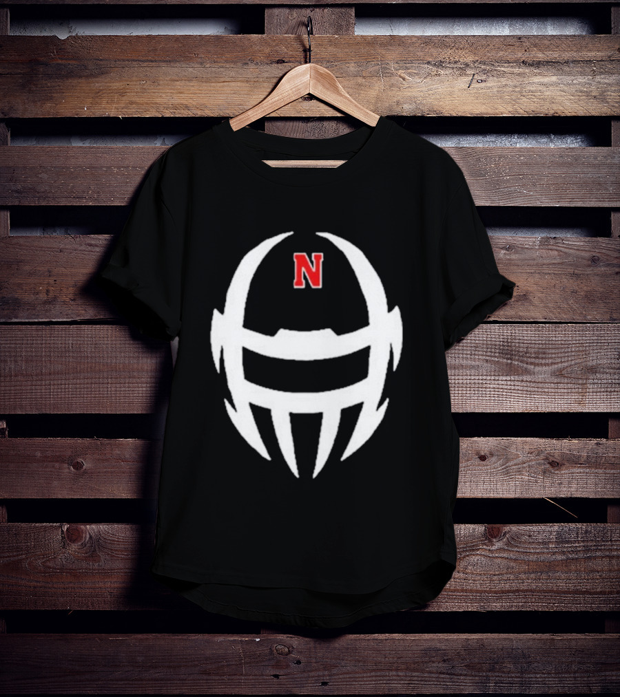Coach Matt Rhule Nebraska Cornhuskers N Helmet T-Shirt