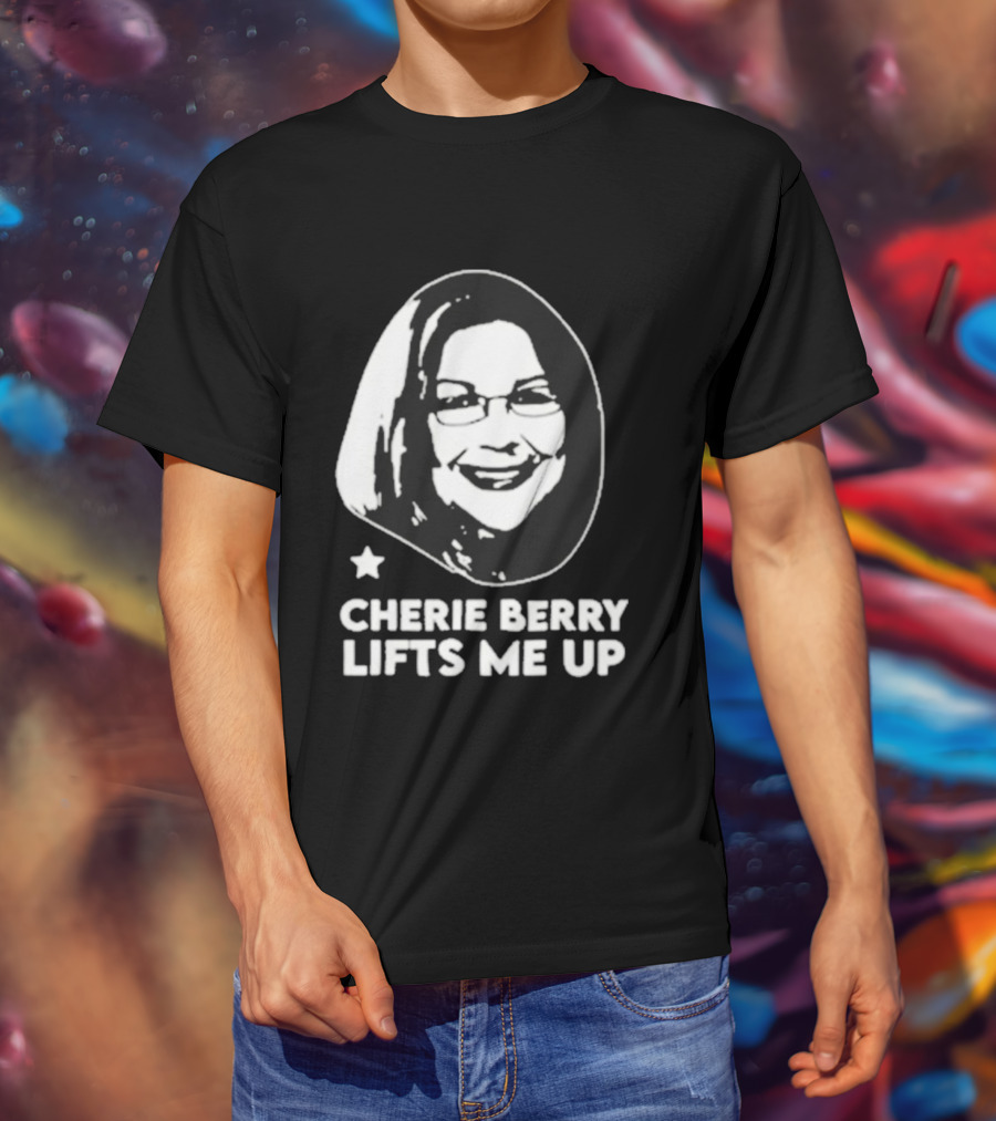 Cherie Berry Lifts Me Up Star Icon Portrait T-Shirt