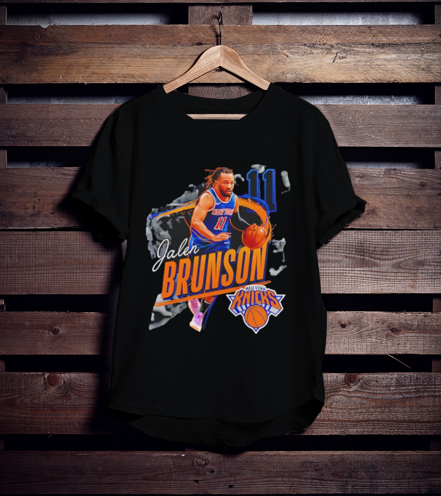 Jalen Brunson New York Knicks 11 Basketball Player T-Shirt