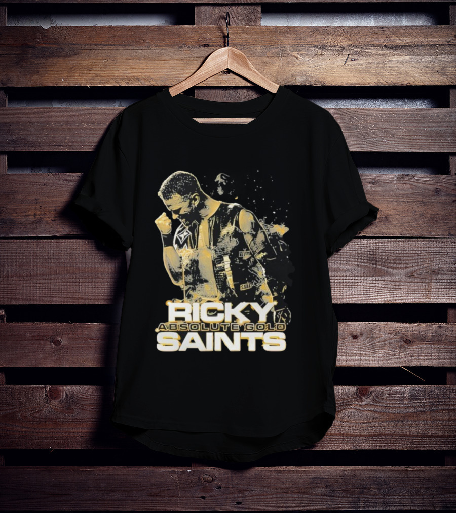 Ricky Saints Absolute Gold Fist Pump Victory T-Shirt