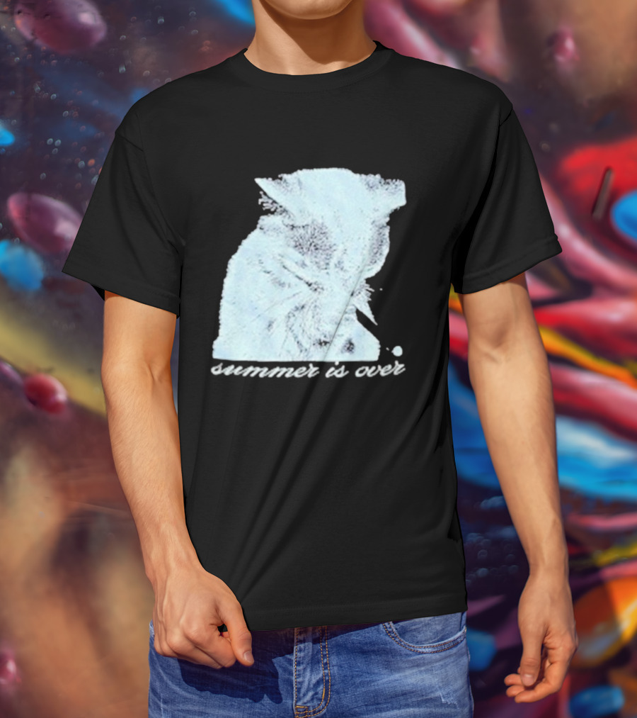 Will Mahony Summer Is Over Cat T-Shirt