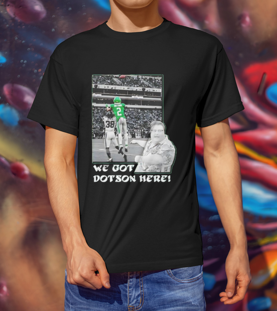 Eagles Champions 2025 Dotson Action Highlight T-Shirt