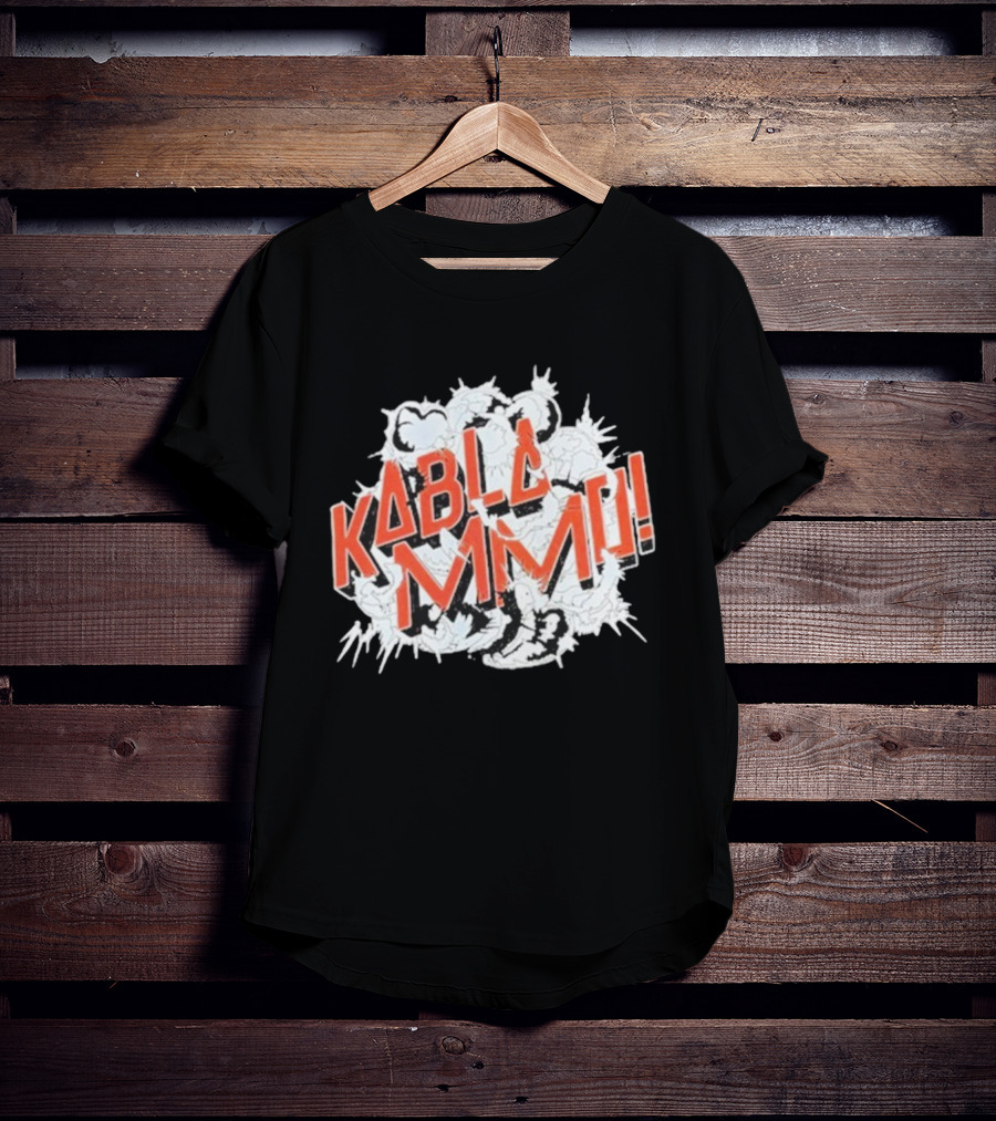 Kablammo Explosive Graphic Text Burst T-Shirt