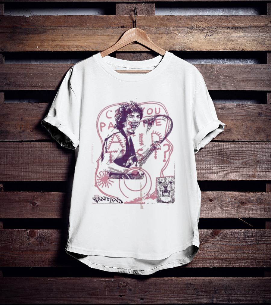 Carlos Santana Soul Sacrifice Can You Pass The Acid Test Psychedelic Art T-Shirt