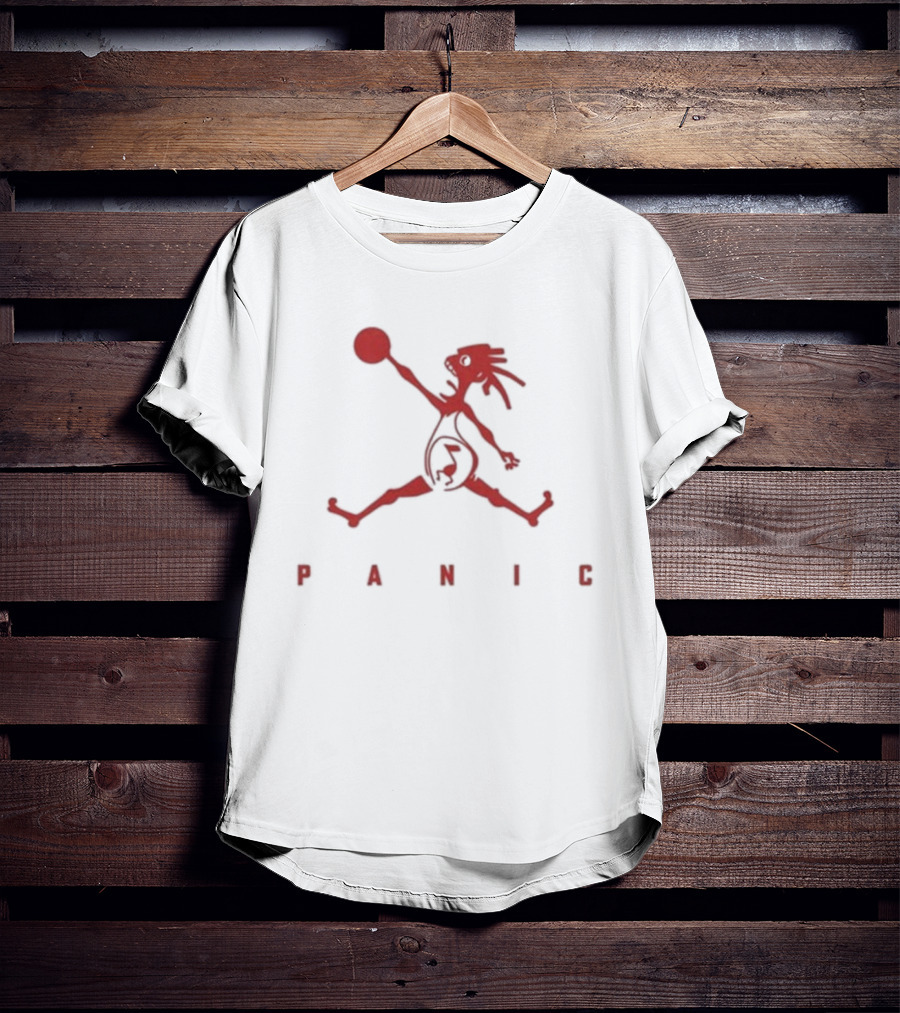 Panic Iconic Jumpman Basketball Tribute T-Shirt