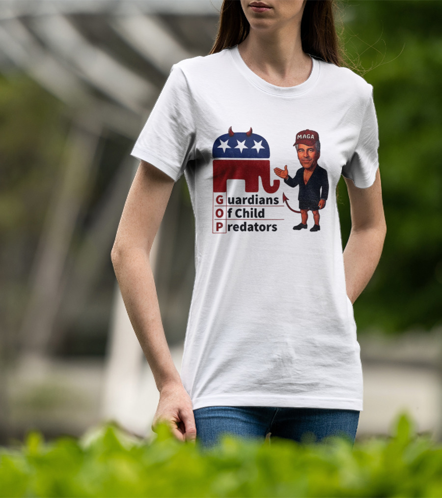 GOP Guardians Of Child Predators Anti MAGA Anti Trump T-Shirt