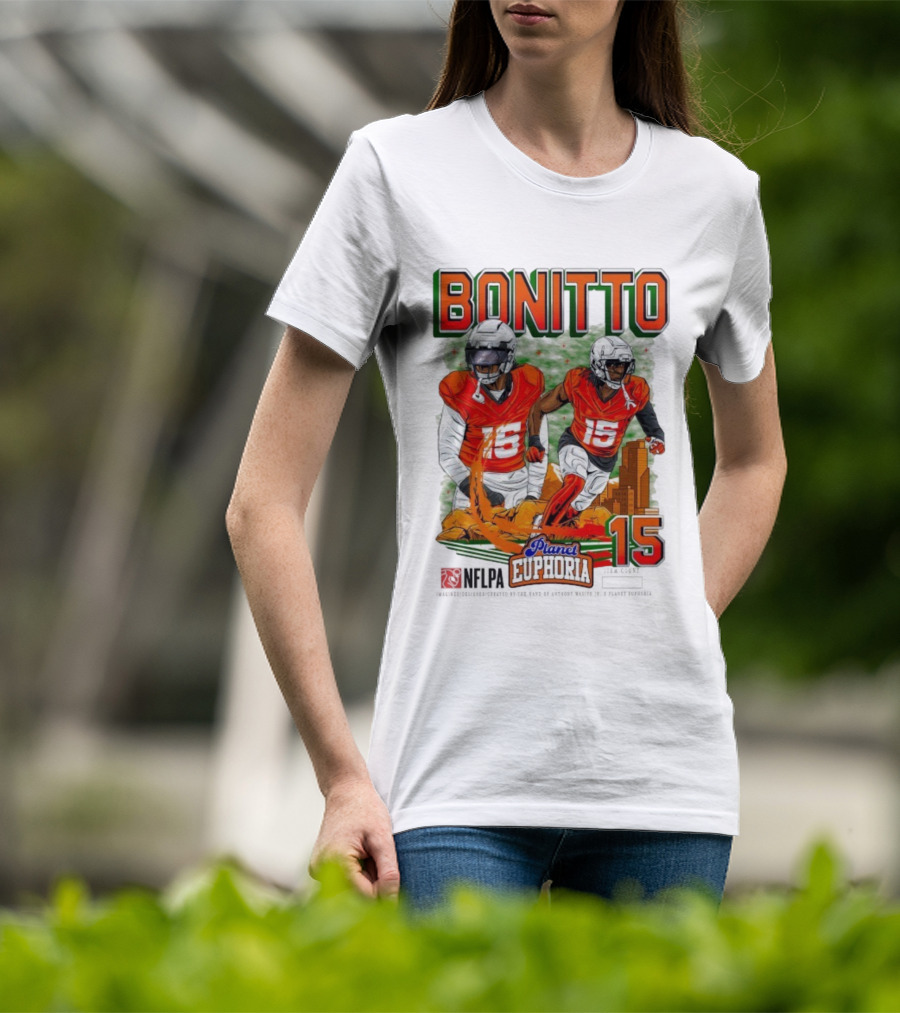 Bonitto Planet Euphoria NFLPA Player Number 15 T-Shirt