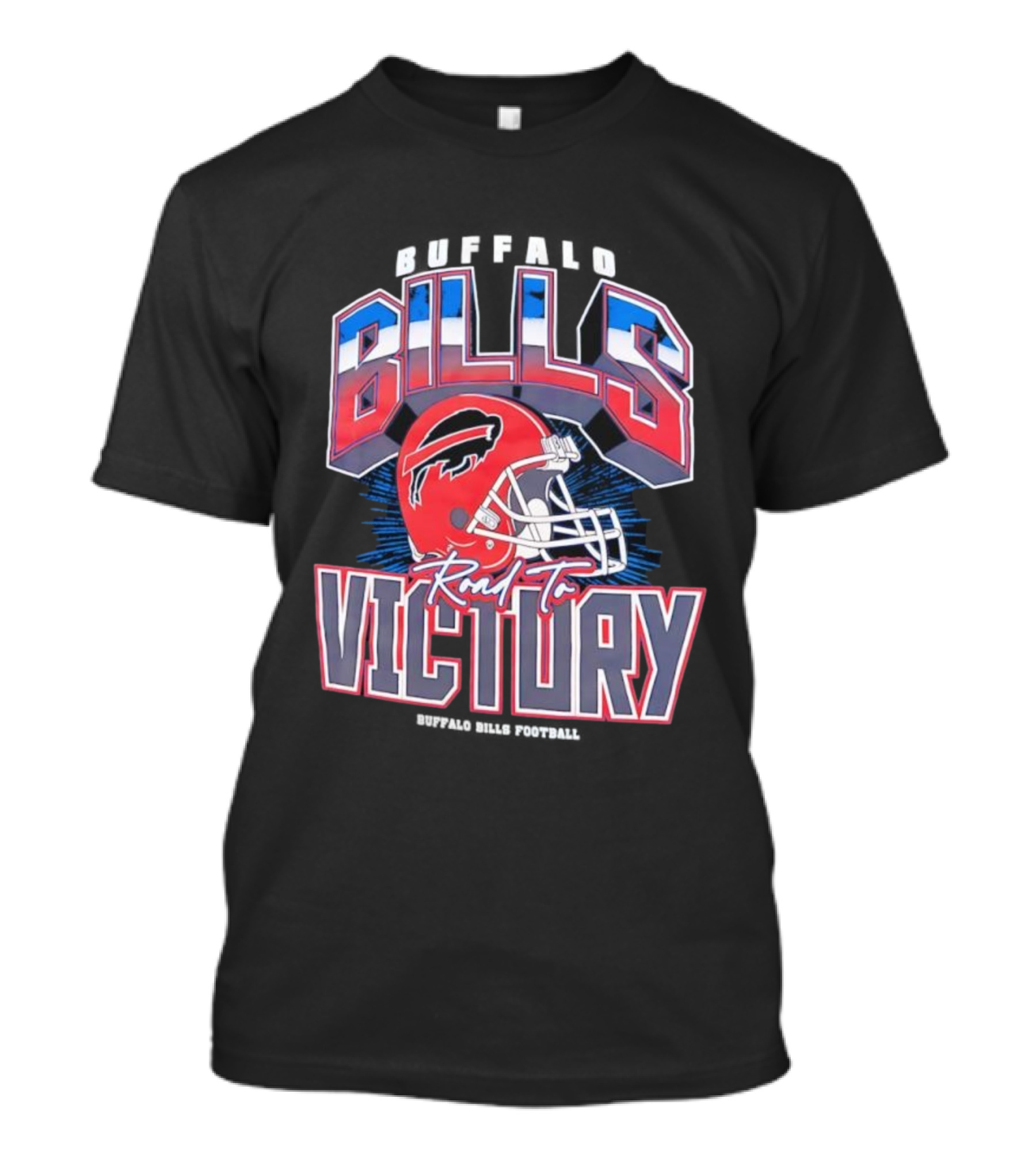 Buffalo Bills Road To Victory Helmet Bills Victory T-Shirt