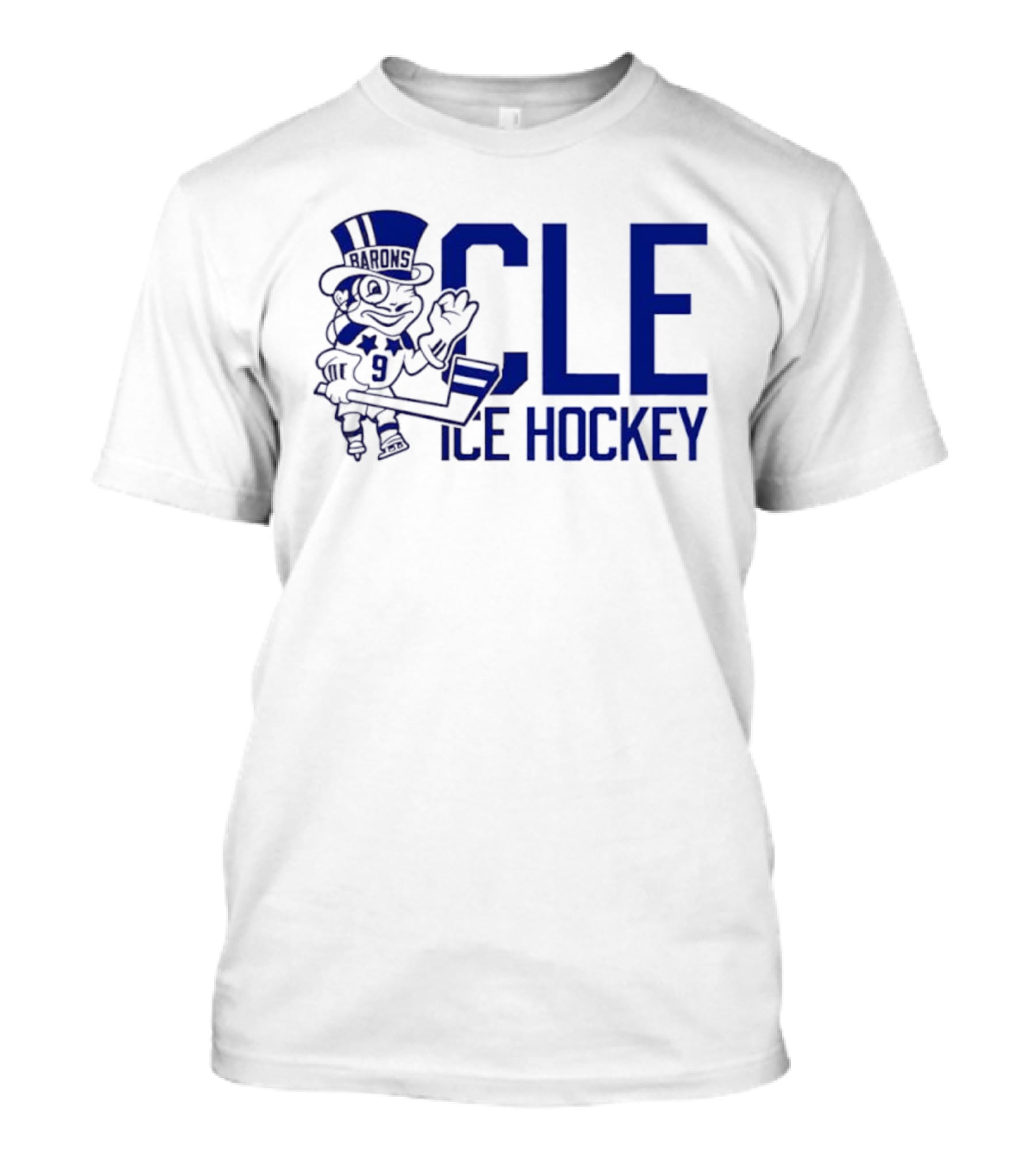 CLE Ice Hockey Top Hat Mascot 9 T-Shirt