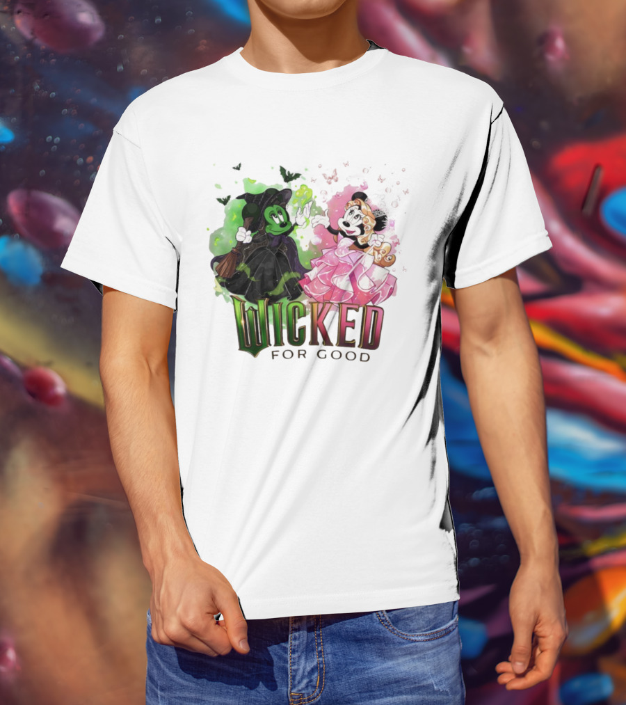 Wicked For Good Minnie Mouse Disney Mashup T-Shirt